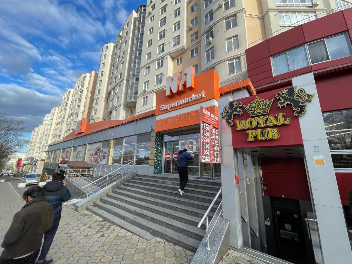 Comfortable Apartment With A Panoramic View Chişinau Exteriör bild